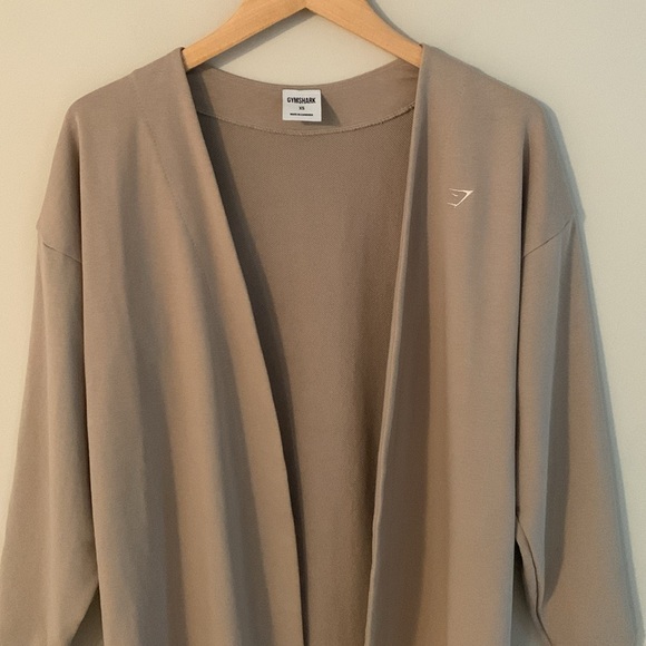 Gymshark x Whitney Simmons Oversized Open Front Longline Cardigan Athleisure - Picture 2 of 11